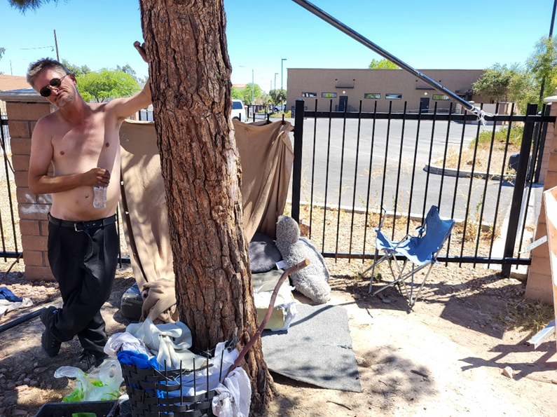 Las Vegas homeless sweat, local charities&nbsp;help